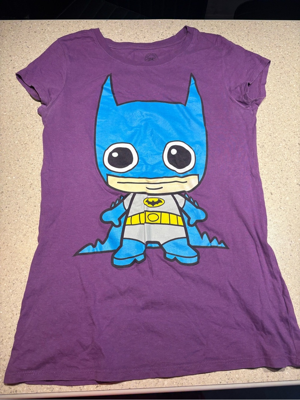 Batman Purple Tee with Blue Graphic